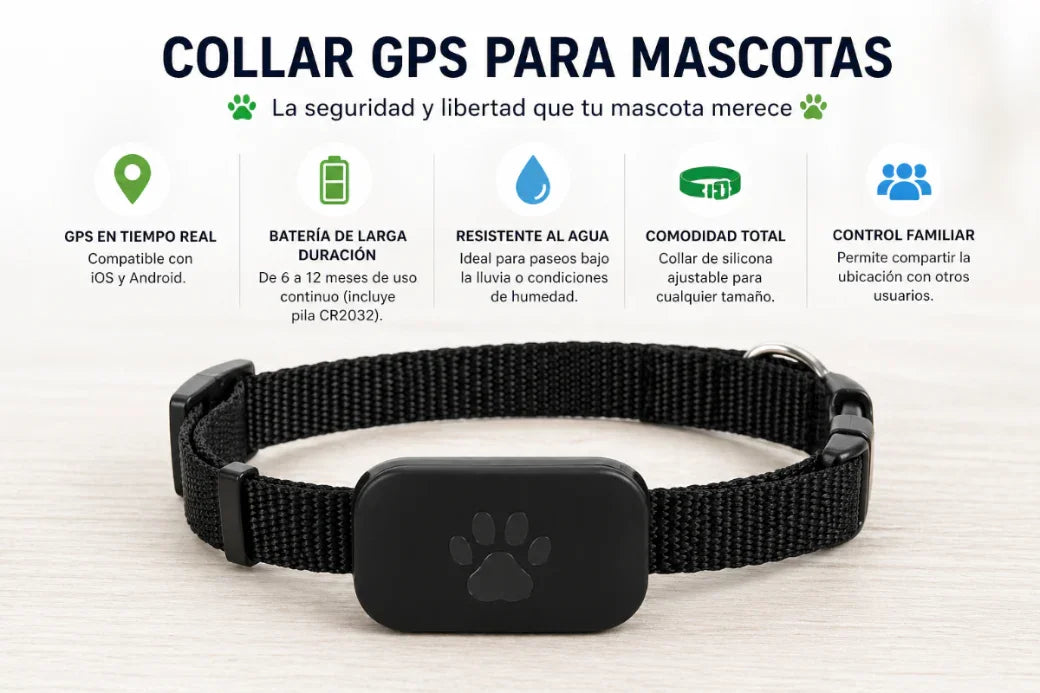 Collar rastreador GPS